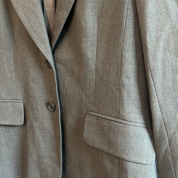 Theory Gray Blazer Jacket - Picture 3 of 8